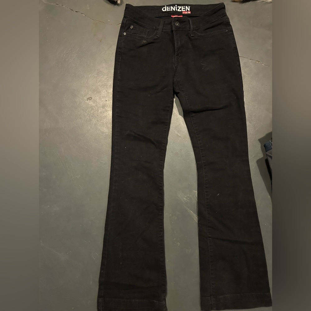 Levi's Classic Black Flare Jeans - Picture 1 of 4